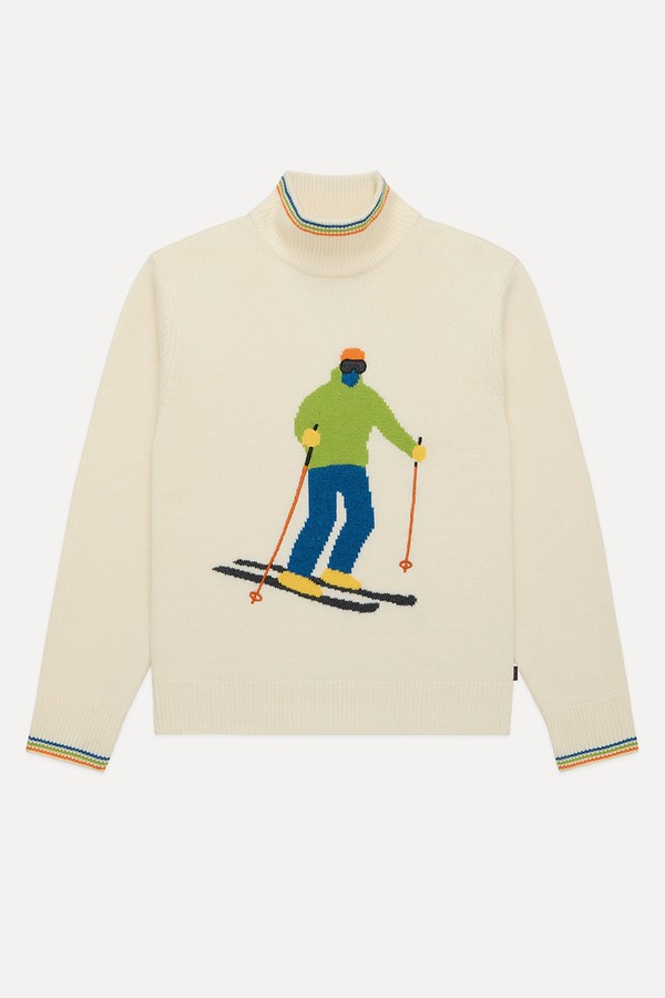 Cashmere Skier Sweater Ski King from Rowing Blazers