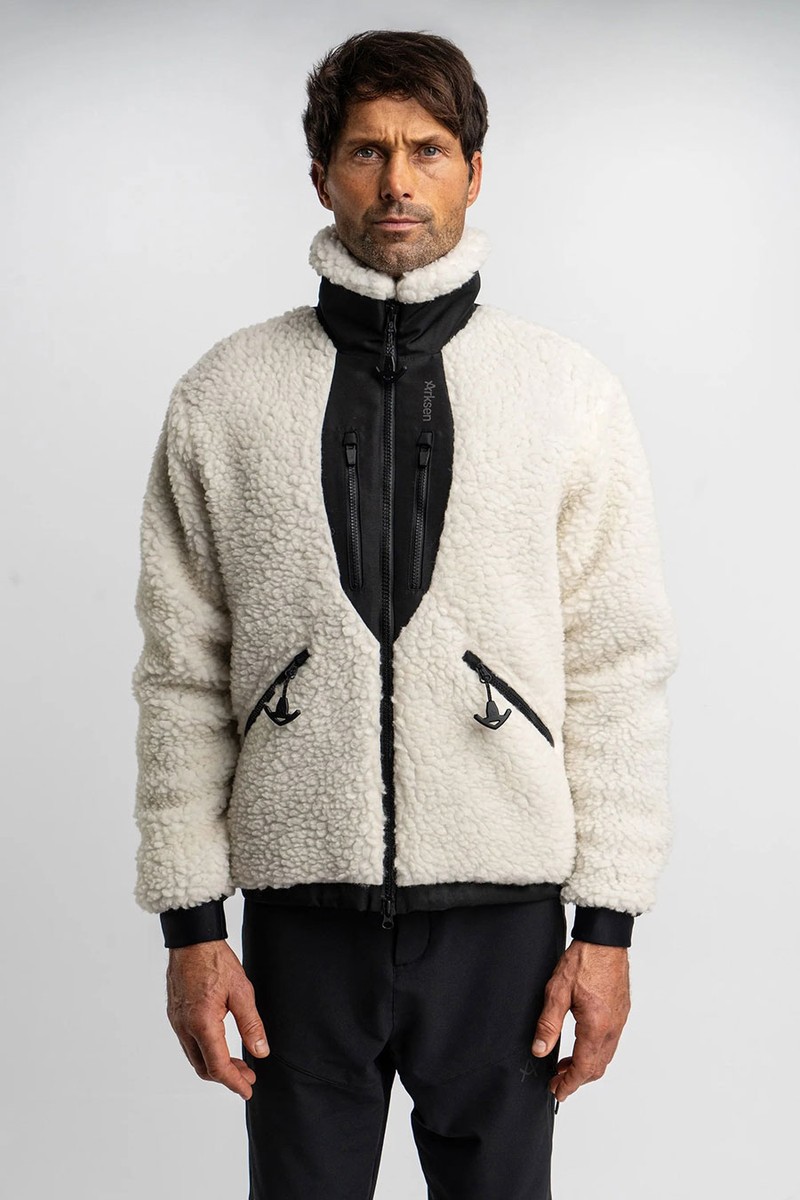 Vellum Sherpa Wool Fleece from Arksen