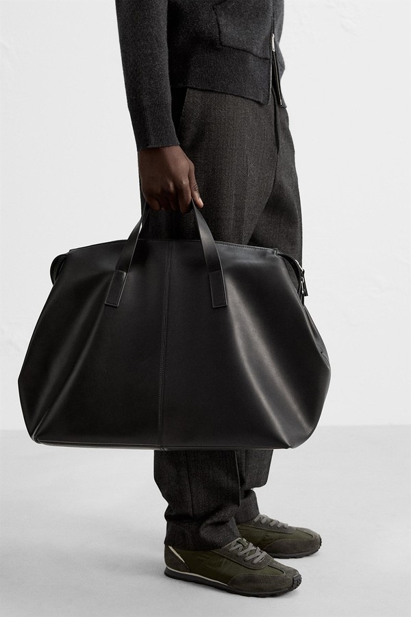 Leather Travel Bag from Zara