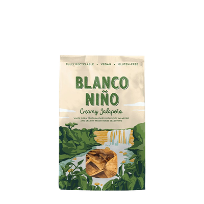 Creamy Jalapeño Tortilla Chips from Blanco Nino 