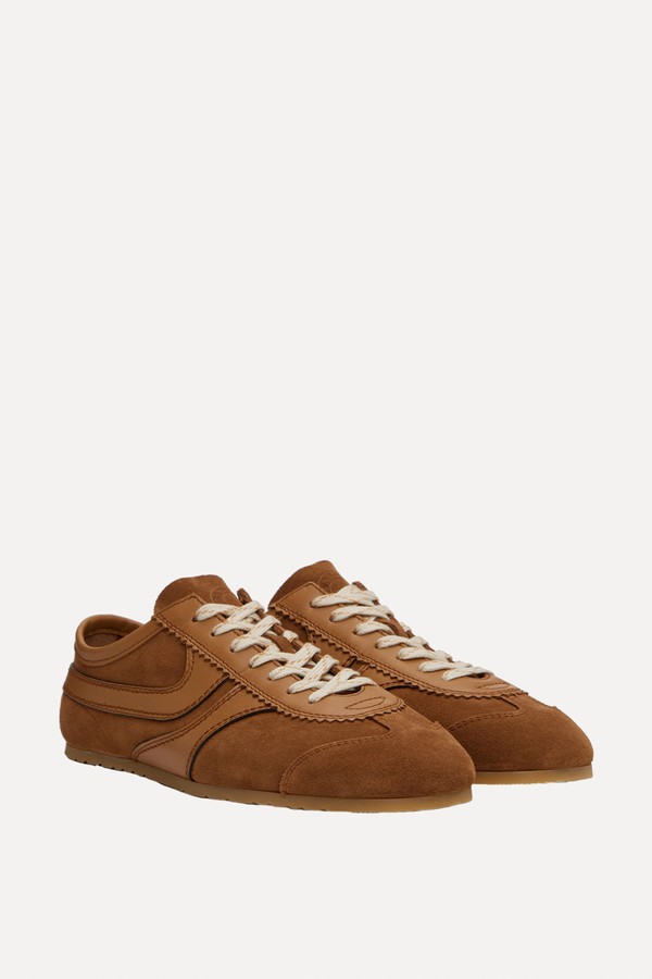 Tan Suede Sneakers from Dries Van Noten