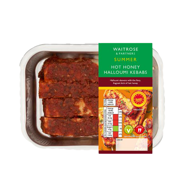 Hot Honey Halloumi Kebabs from Waitrose 