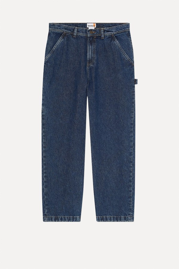 All Gender Denim Carpenter Trousers