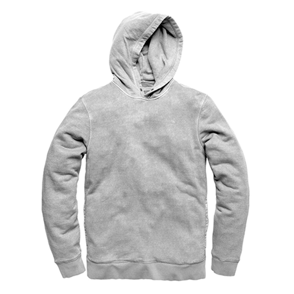 Sur Snap Hoodie In Heather Grey