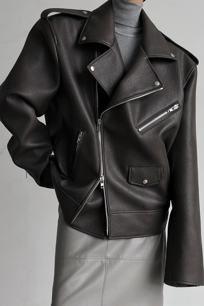 Chicago Oversized Biker Jacket from The Frankie Shop