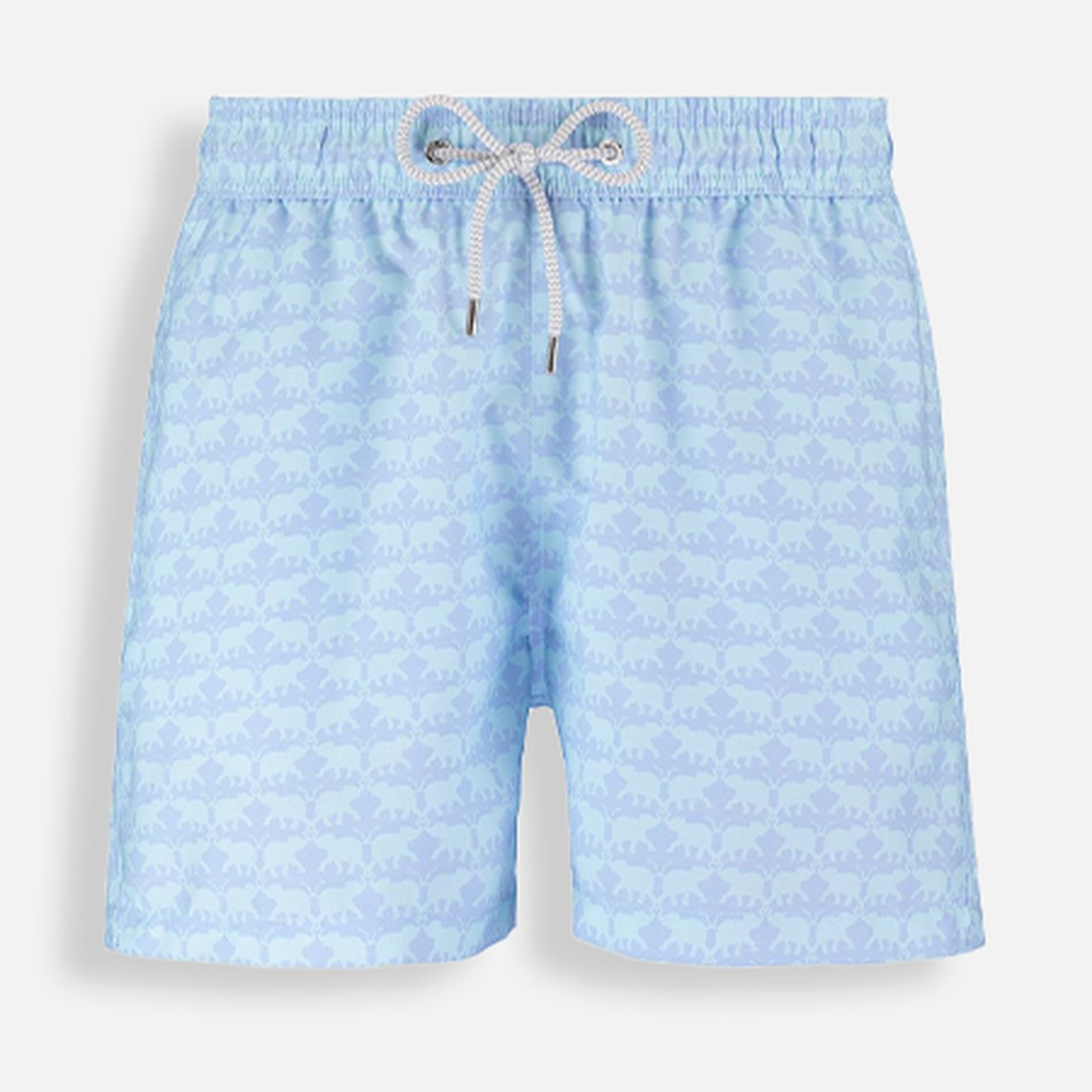 Elephant Dance Blue Staniel Swim Short from Love Brand & Co