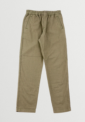 Cotton Linen Trousers Drawcord