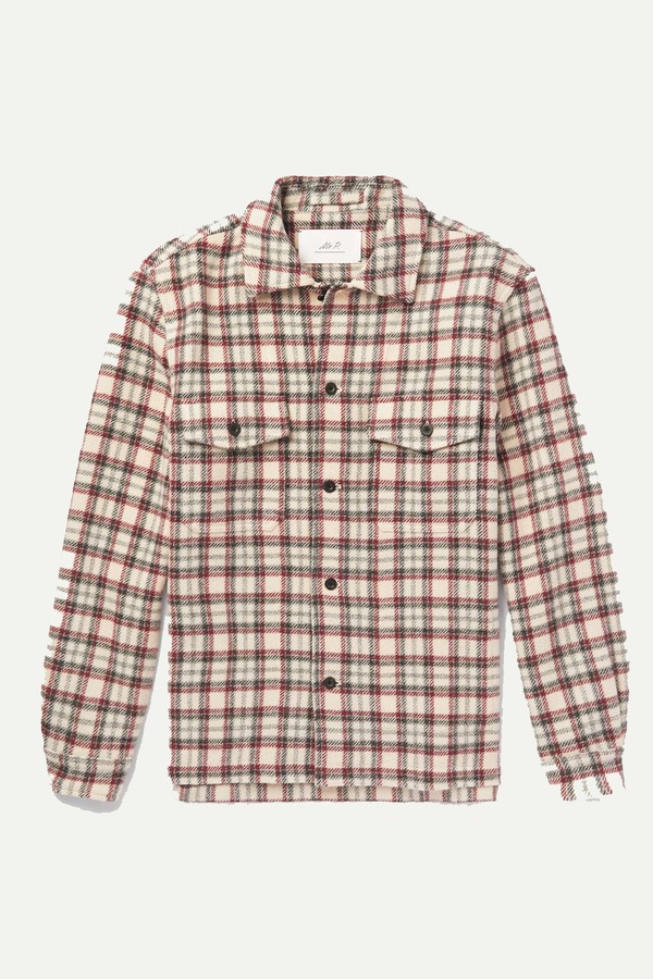 Garment-Dyed Cotton and Linen-Blend Twill Overshirt