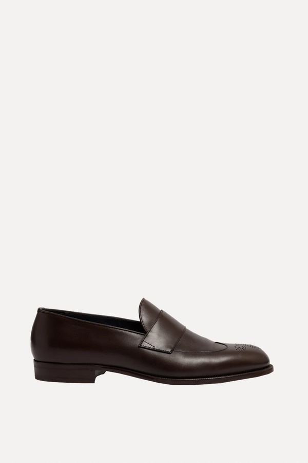 Mount Wingtip Leather Loafers from Dunhill