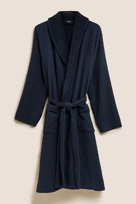 Pure Cotton Waffle Dressing Gown from M&S