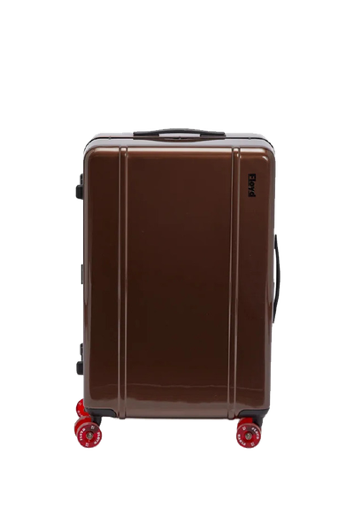 Brown Check-In Suitcase from Floyd