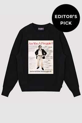 'Are You A Preppie?' Crewneck from Rowing Blazers