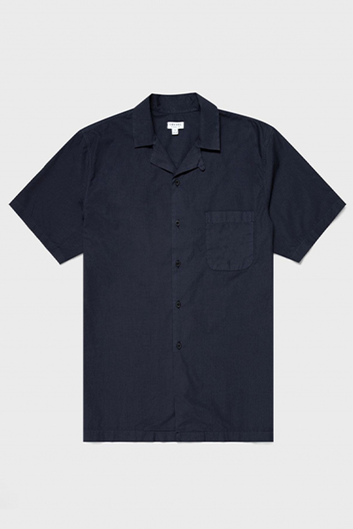 Poplin Camp Collar Shirt from Sunspel