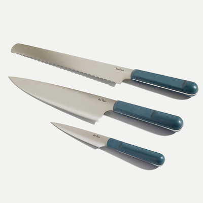 Stainless Steel Kitchen Knives Set Of Three from Our Place