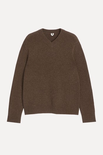 V-Neck Wool Jumper from ARKET