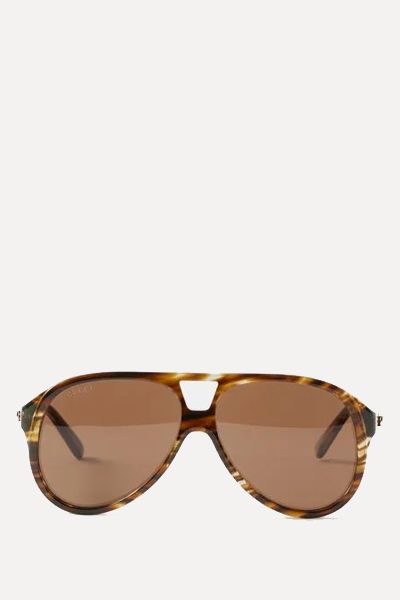 Aviator Acetate Sunglasses from Gucci