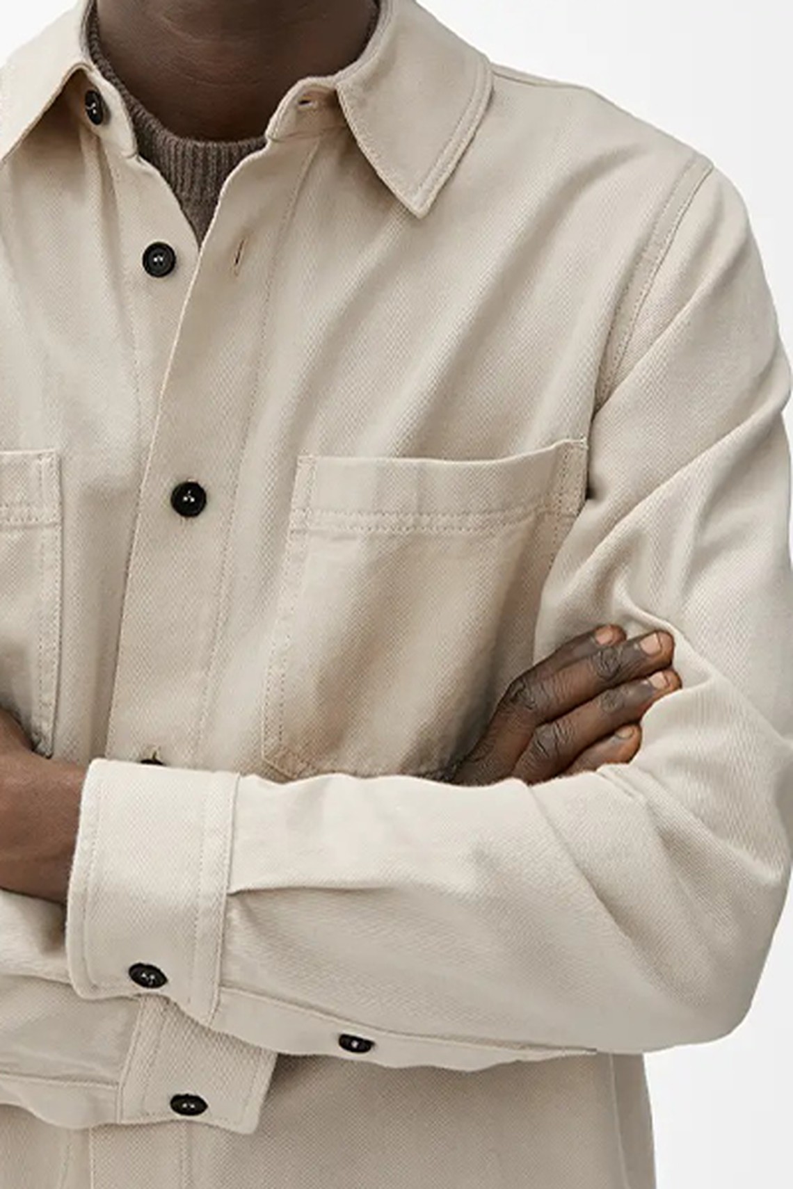 Cotton Twill Overshirt from Arket