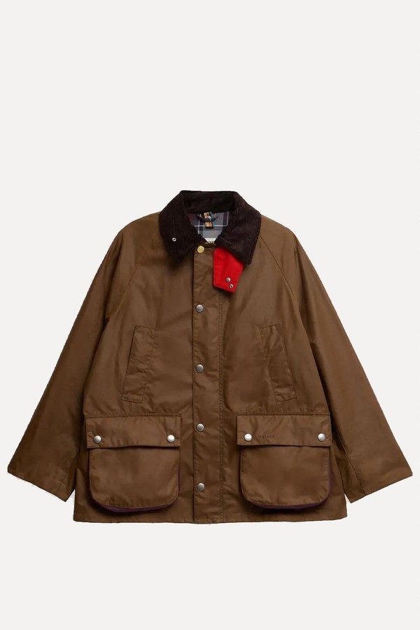 Oversized Bedale Wax Jacket
