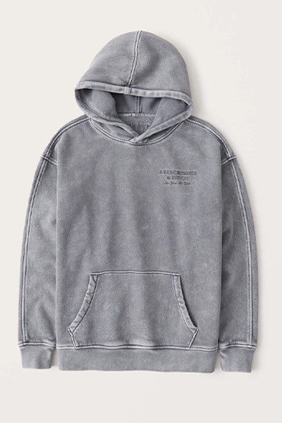 Embroidered Logo Hoodie