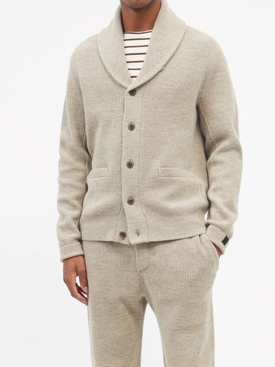 Rib-Knitted Merino-Wool Cardigan from Rag & Bone