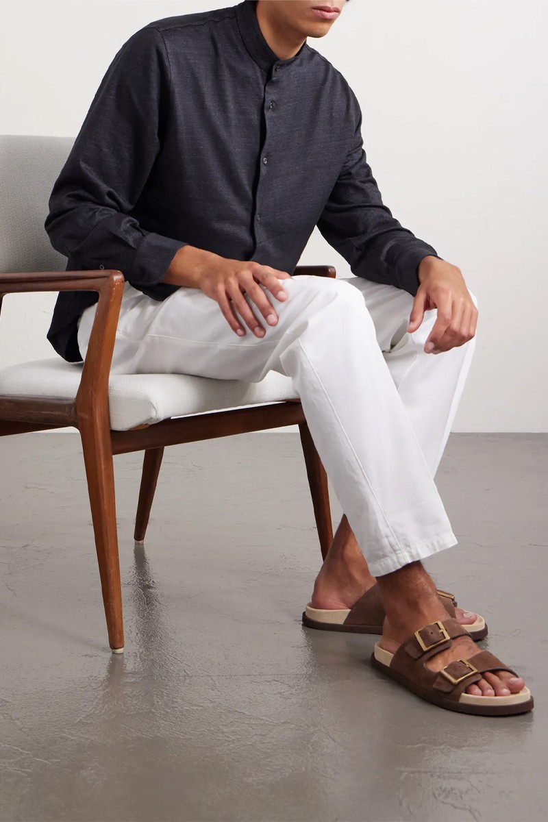 Suede Sandals from Brunello Cucinelli