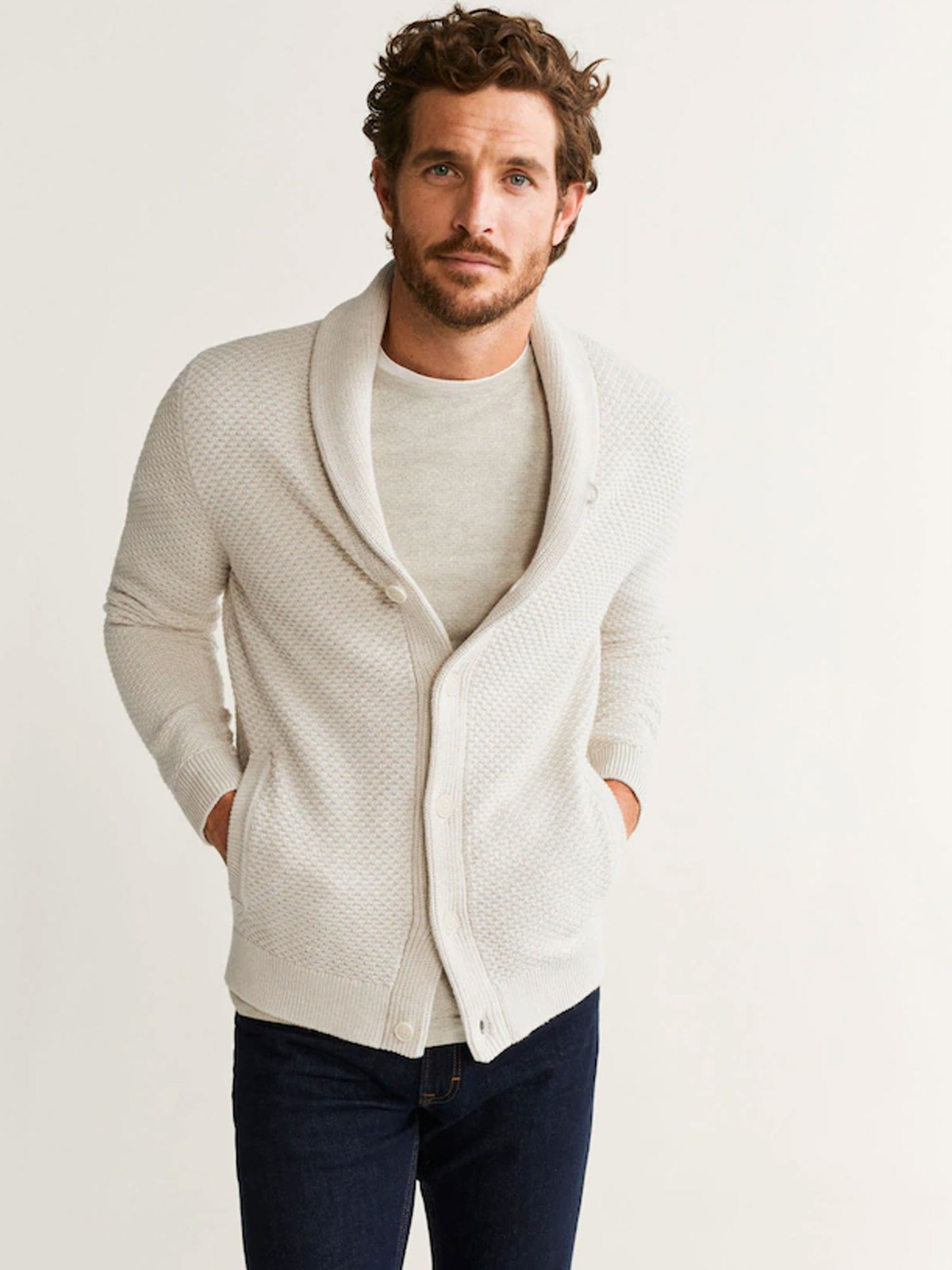 Chunky-Knit Lapels Cardigan, £49.99 | Mango