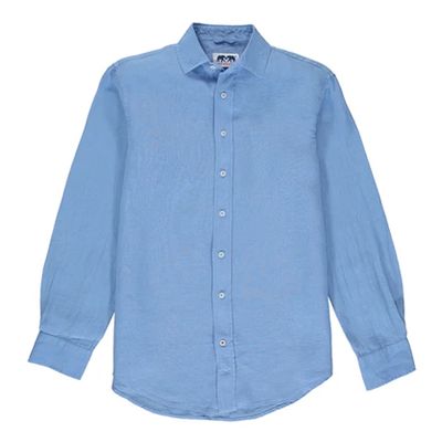 Ocean Blue Linen Shirt from Love Brand & Co.