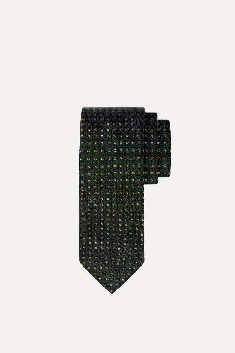 Classic Grenadine Jacquard Tie from Daks
