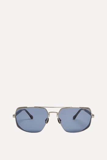 Side-Shield Aviator Sunglasses  from Matsuda