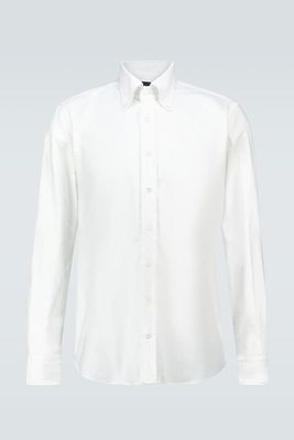 Long-Sleeve Oxford Cotton Shirt from Thom Sweeney