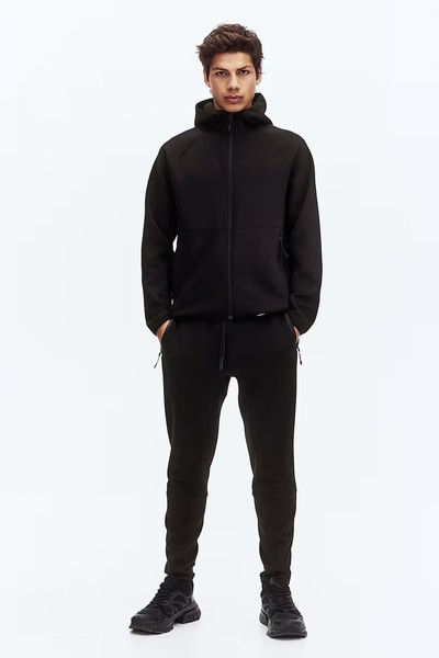 Regular Fit Sports Zip-Through Hoodie In DryMove™ from H&M