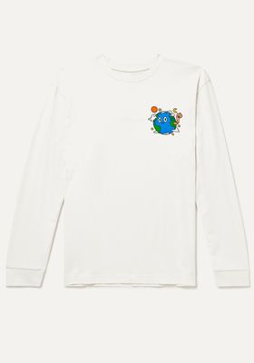 Opus Printed Organic Cotton-Jersey T-Shirt 