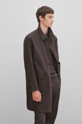 Cotton Trench Micro Twill Jacket