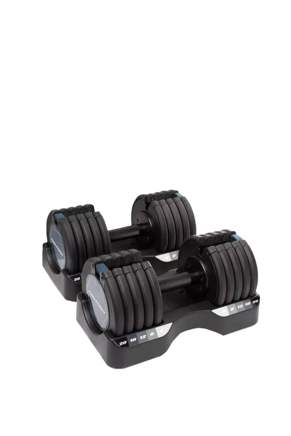 20kg Select-A-Weight Adjustable Dumbbell Pair from Pro Form