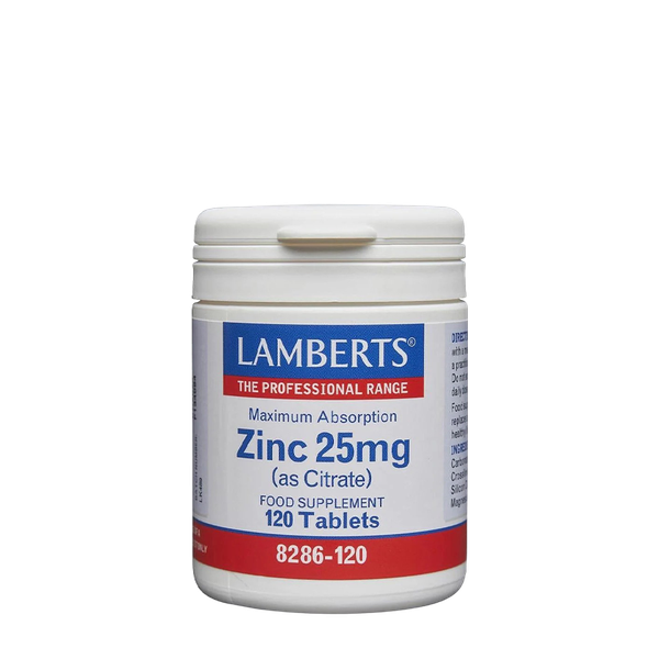 Zinc Citrate 25mg 120 Tablets from Lamberts