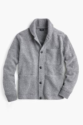 Chore Jacket In Brushed Lambswool