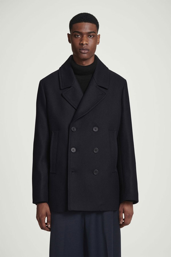 Double-Breasted Wool Pea Coat from COS