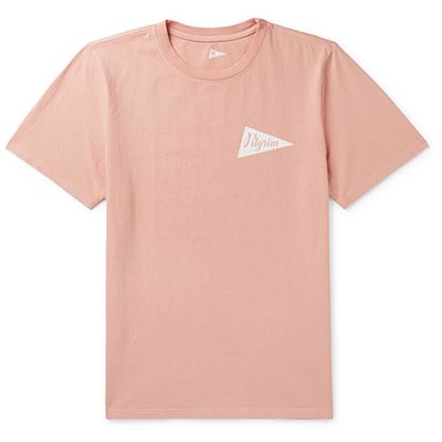 Logo Print Cotton Jersey T-Shirt from Pilgrim Surf + Supply