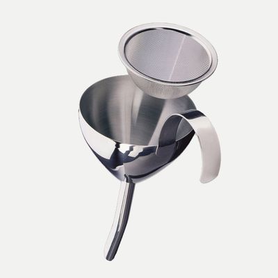 Stainless Steel Wine Funnel With Strainer from Cilio