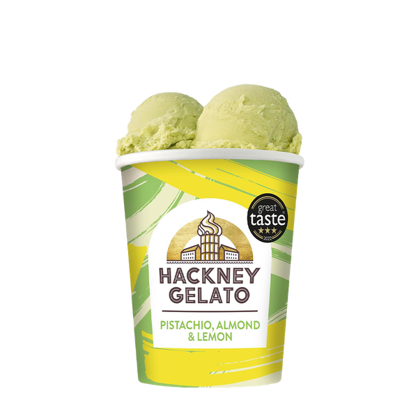 Pistachio, Almond & Lemon Gelato from Hackney Gelato