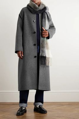 Wool & Cashmere-Blend Coat from AMI Paris
