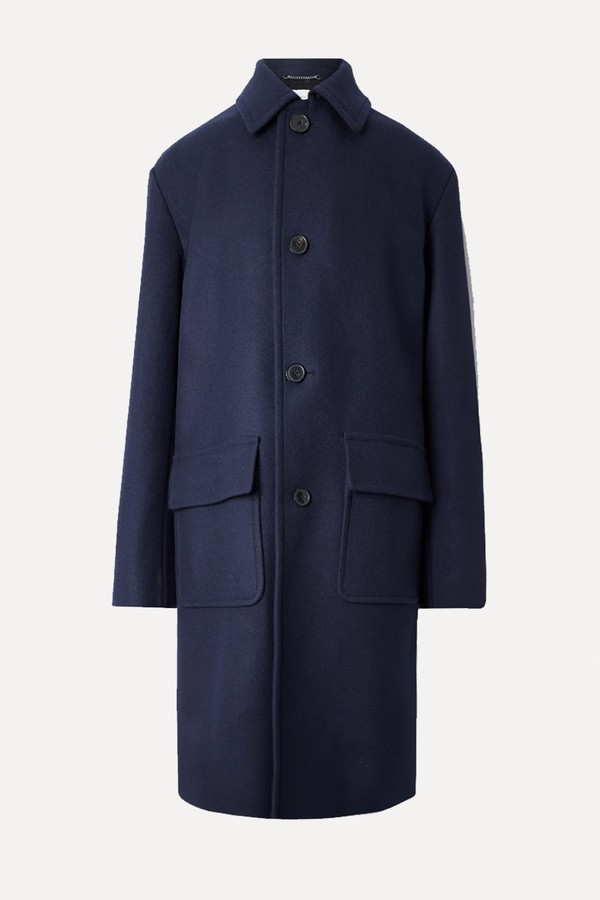 Wool-Blend Twill Coat from Dries Van Noten 