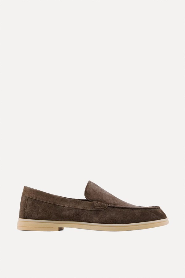Split Suede Loafers from Massimo Dutti