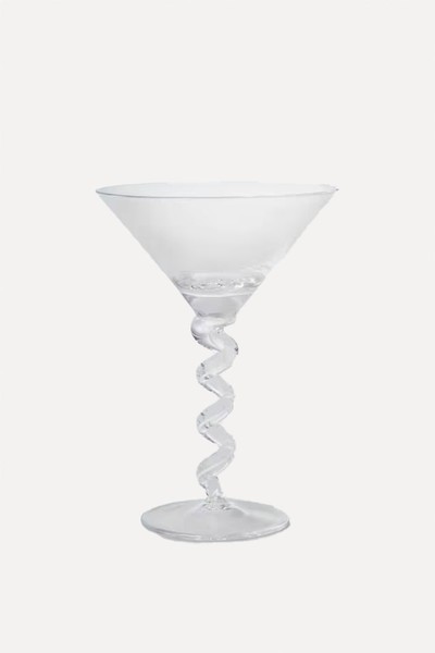 Spiral Stem Cocktail Glass from John Lewis