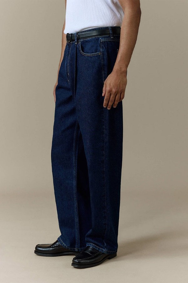 Pleated Denim Jeans from Percival