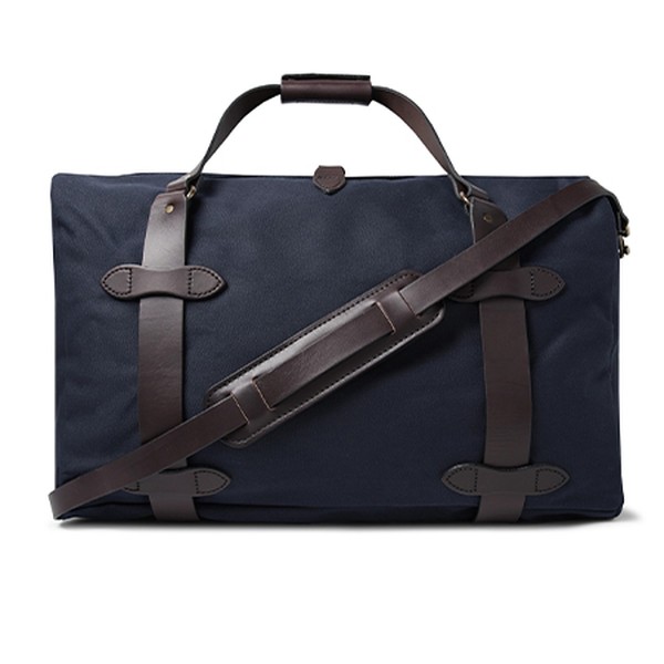 Leather-Trimmed Twill Duffle Bag from Filson