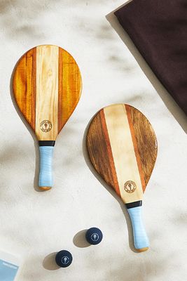 Wooden Beach Racket Set from FRESCOBOL CARIOCA