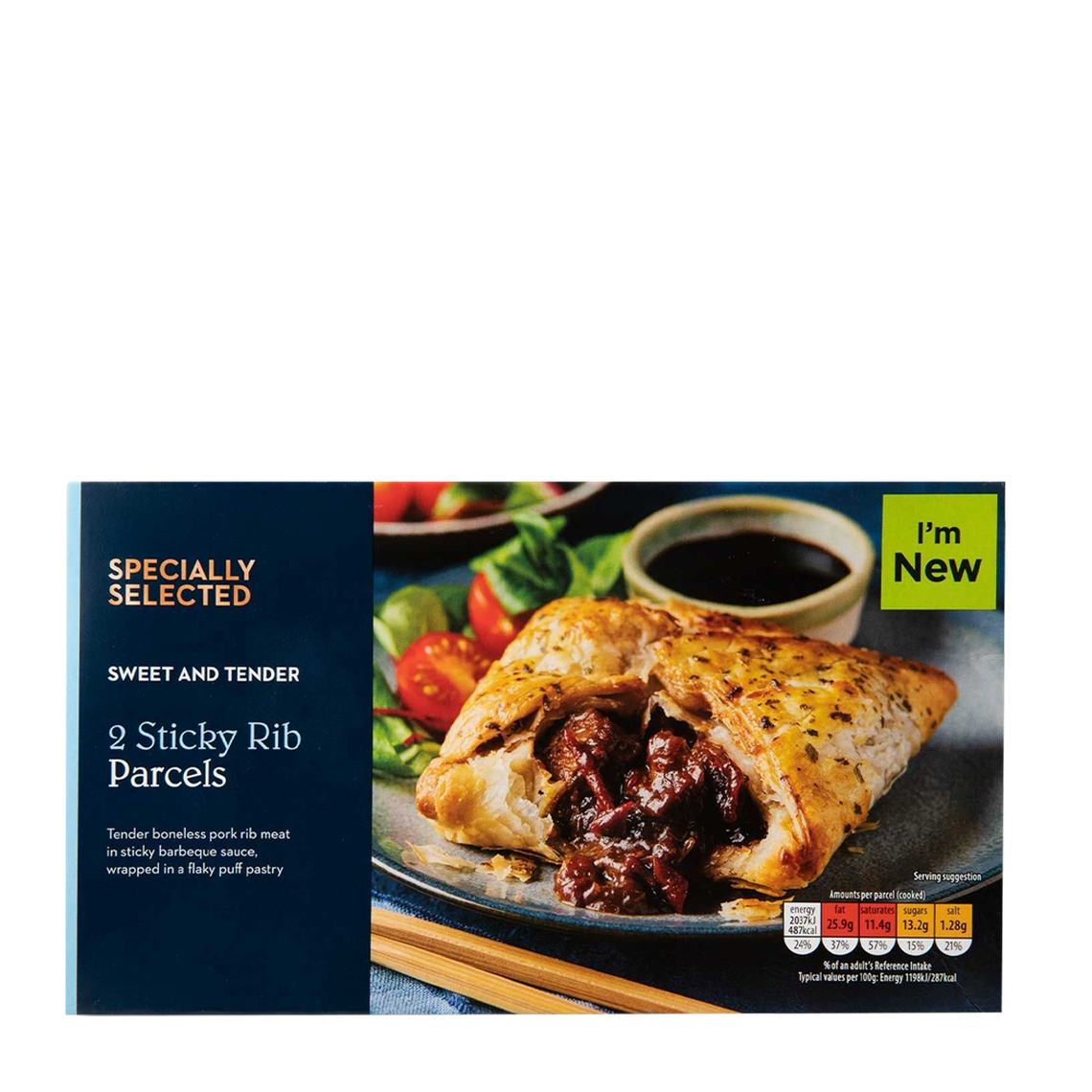 Sticky BBQ Rib Pastry Parcels from Specially Selected