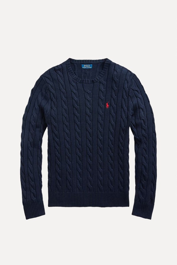 Cable-Knit Cotton Jumper