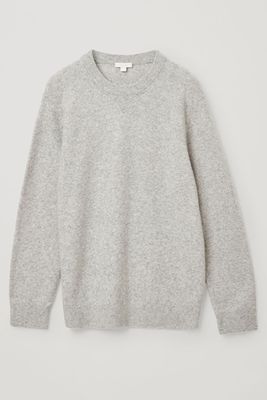 Boiled Wool-Mix Jumper